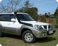 TJM AIRTEC SNORKEL POLYETHYLENE BLACK KIT FOR HYUNDAI TERRACAN