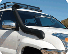 TJM AIRTEC SNORKEL POLYETHYLENE BLACK KIT FOR TOYOTA PRADO 120 SERIES 03/03-10/09