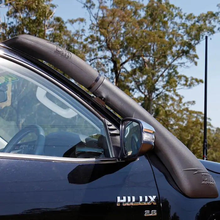 TJM AIRTEC SNORKEL WEDGETAIL POLYETHYLENE BLACK KIT FOR TOYOTA HILUX 8TH GEN