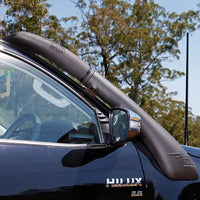 TJM AIRTEC SNORKEL WEDGETAIL POLYETHYLENE BLACK KIT FOR TOYOTA HILUX 8TH GEN