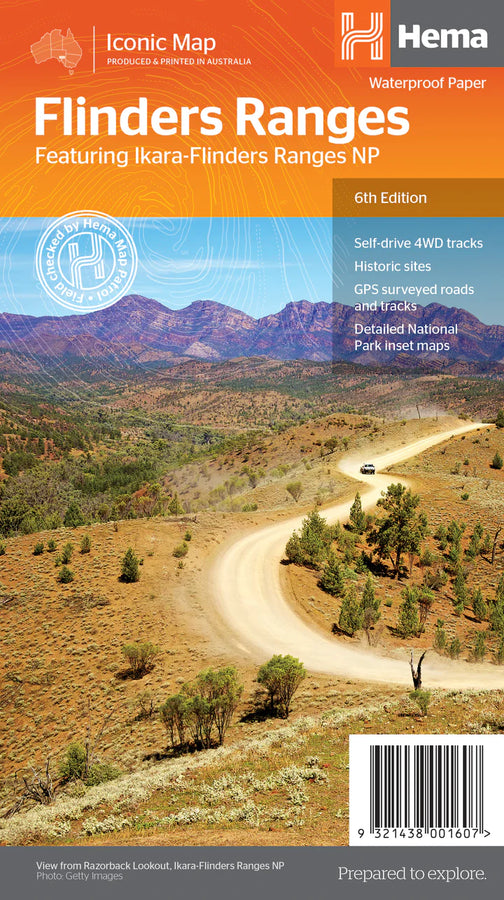 Hema Flinders Ranges Map