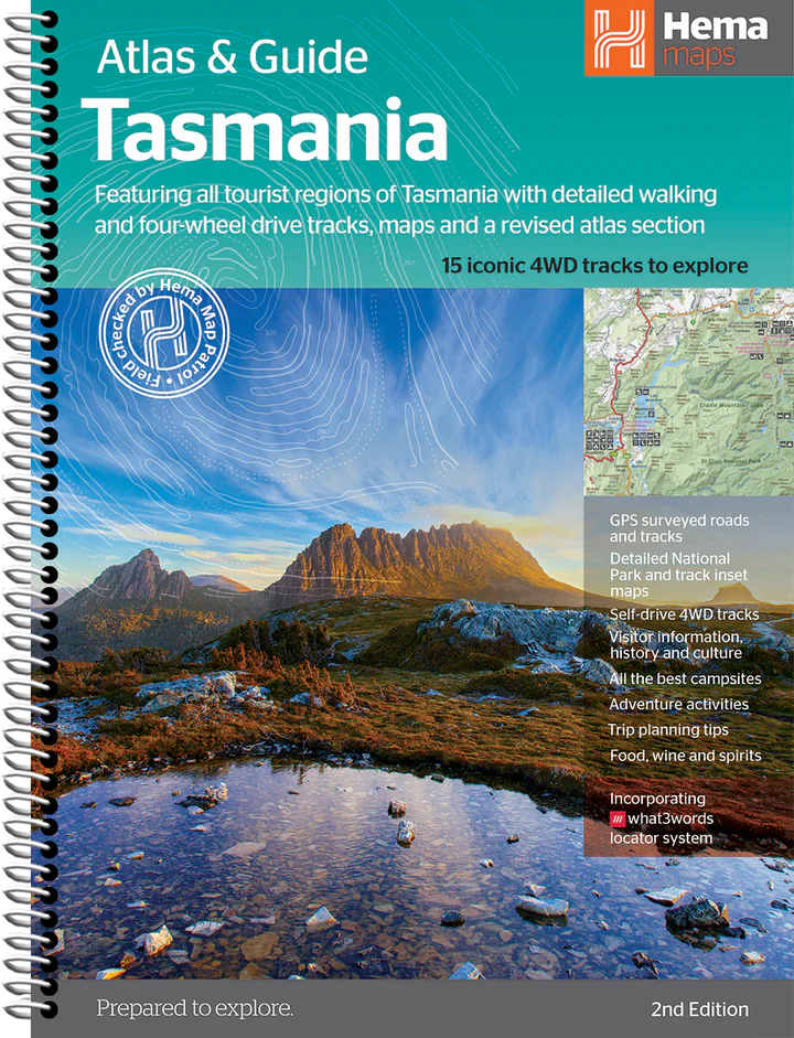 Hema maps Tasmania Atlas & Guide
