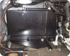 TJM BATTERY FRAME STEEL BLACK FOR MITSUBISHI PAJERO