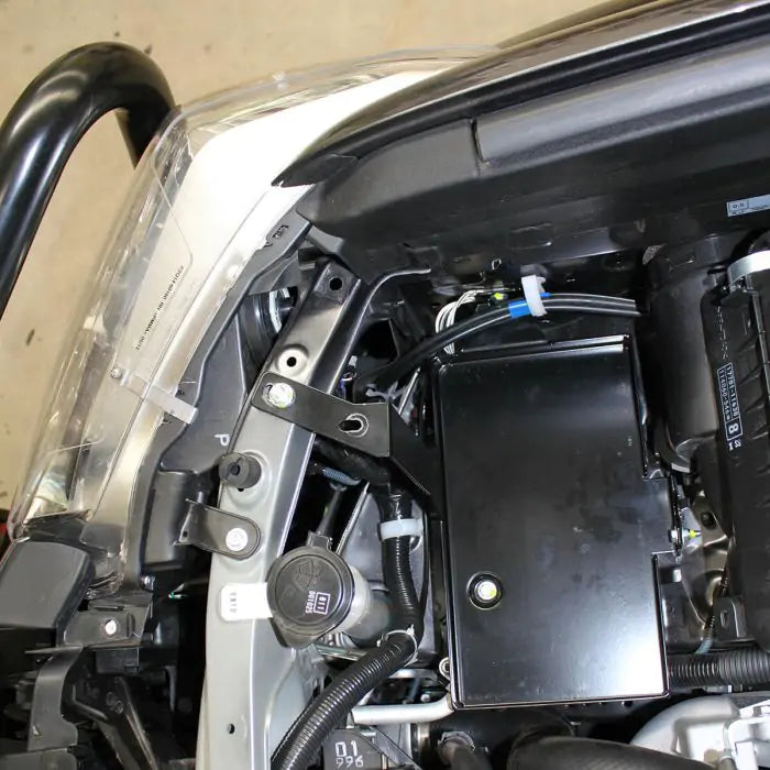 TJM BATTERY FRAME STEEL BLACK FOR TOYOTA PRADO 150 SERIES