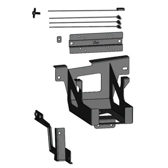 TJM BATTERY FRAME STEEL BLACK FOR VOLKSWAGEN AMAROK