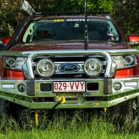 TJM SIGNATURE BULL BAR POLISHED ALLOY FOR FORD EVEREST UA 06/15-06/18 / FORD RANGER PXII 06/15-07/18 (IN STORE PICK-UP ONLY)