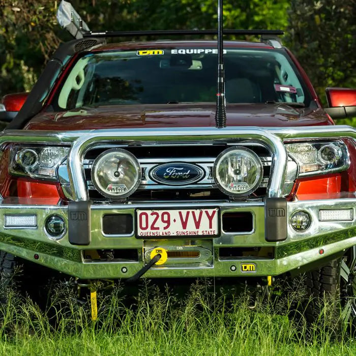 TJM SIGNATURE BULL BAR POLISHED ALLOY FOR FORD EVEREST UA 06/15-06/18 / FORD RANGER PXII 06/15-07/18  (IN STORE PICK-UP ONLY)