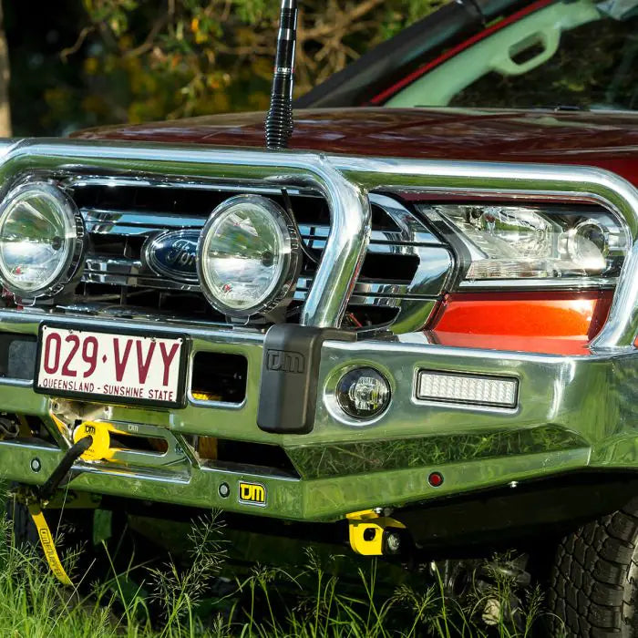 TJM SIGNATURE BULL BAR POLISHED ALLOY FOR FORD EVEREST UA 06/15-06/18 / FORD RANGER PXII 06/15-07/18  (IN STORE PICK-UP ONLY)