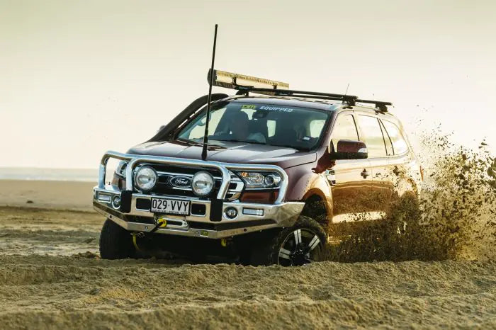 TJM SIGNATURE BULL BAR POLISHED ALLOY FOR FORD EVEREST UA 06/15-06/18 / FORD RANGER PXII 06/15-07/18 (IN STORE PICK-UP ONLY)