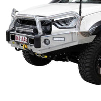 SIGNATURE BULL BAR T15 ALLOY POLISHED 63MM OUTER TUBE FOR ISUZU D-MAX RG 08/20-04/24(IN STORE PICK UP ONLY)