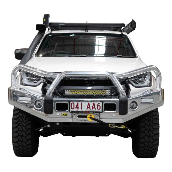 SIGNATURE BULL BAR T15 ALLOY POLISHED 63MM OUTER TUBE FOR  ISUZU D-MAX RG 08/20-04/24(IN STORE PICK UP ONLY)