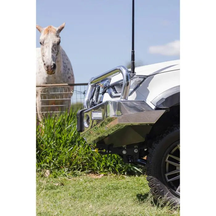 TJM SIGNATURE BULL BAR POLISHED ALLOY FOR ISUZU D-MAX RG 05/24-ON / ISUZU MU-X UJ (IN STORE PICK-UP ONLY)