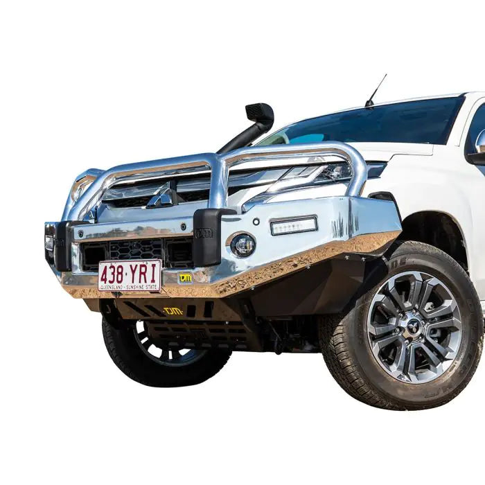 TJM SIGNATURE BULL BAR POLISHED ALLOY FOR MITSUBISHI TRITON MR 12/18-02/24 (IN STORE PICK-UP ONLY)