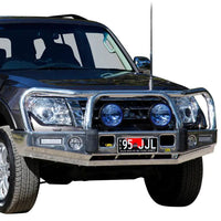 TJM SIGNATURE BULL BAR POLISHED ALLOY FOR MITSUBISHI PAJERO NX 07/14-ON (IN STORE PICK-UP ONLY)