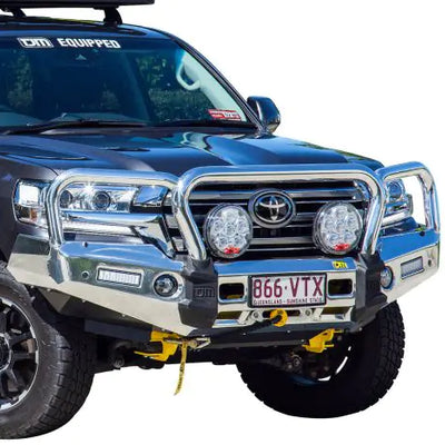 TJM SIGNATURE BULL BAR POLISHED ALLOY FOR TOYOTA LANDCRUISER WAGON 200 SERIES (IN STORE PICK-UP ONLY)