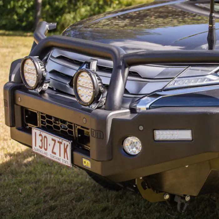 TJM SIGNATURE BULL BAR BLACK ALLOY FOR MITSUBISHI PAJERO SPORT QF 02/20-03/24(IN STORE PICK UP ONLY)