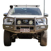 TJM OUTBACK BULL BAR BLACK STEEL FOR TOYOTA HILUX 8th GEN (IN STORE PICK-UP ONLY)