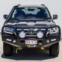 TJM OUTBACK BULL BAR BLACK STEEL FOR TOYOTA LANDCRUISER WAGON 200 SERIES (IN STORE PICK-UP ONLY)