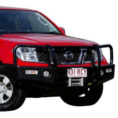 TJM OUTBACK BULL BAR BLACK STEEL FOR  NISSAN NAVARA D40 (IN STORE PICK-UP ONLY)