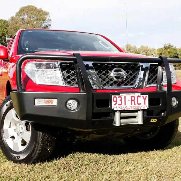 TJM OUTBACK BULL BAR BLACK STEEL FOR NISSAN NAVARA D40 (IN STORE PICK-UP ONLY)