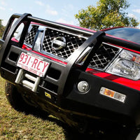 TJM OUTBACK BULL BAR BLACK STEEL FOR NISSAN NAVARA D40 (IN STORE PICK-UP ONLY)