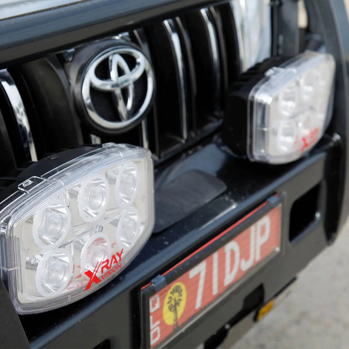 TJM Outback Bull Bar Black Steel For  Toyota Prado-070SB13K88L (In Store Pick Up Only)