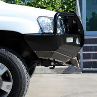 TJM OUTBACK BULL BAR BLACK STEEL FOR NISSAN PATROL GU S4-ON (IN STORE PICK-UP ONLY)