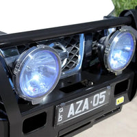 TJM OUTBACK BULL BAR BLACK STEEL FOR NISSAN PATROL GU S4-ON (IN STORE PICK-UP ONLY)