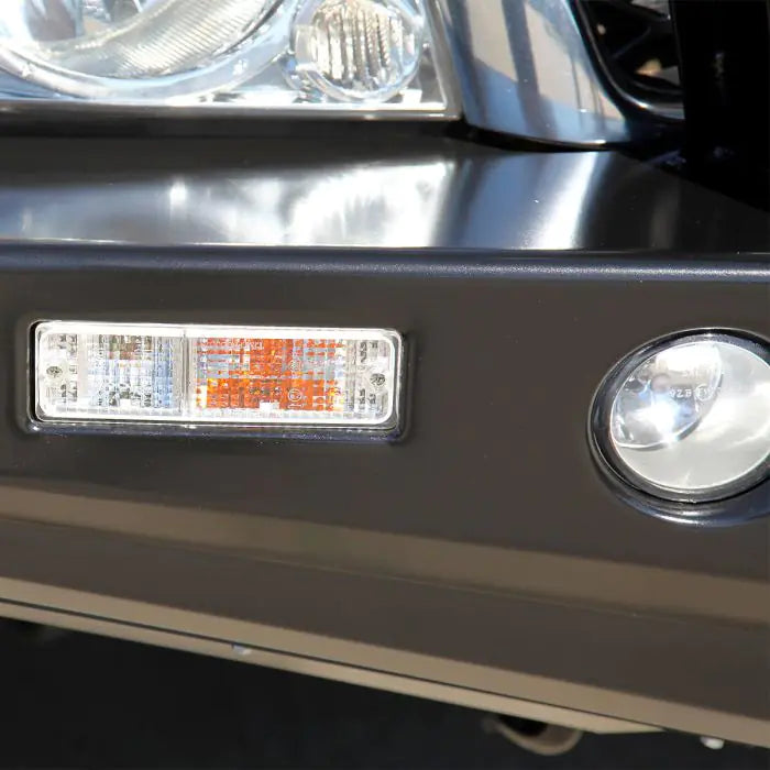 TJM OUTBACK BULL BAR BLACK STEEL FOR  NISSAN PATROL GU S4-On (IN STORE PICK-UP ONLY)