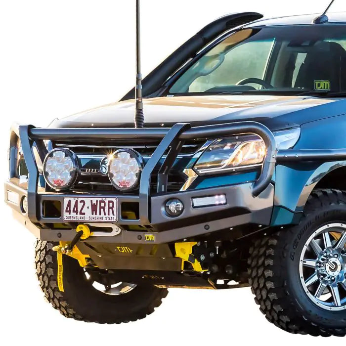 TJM OUTBACK BULL BAR BLACK STEEL FOR HOLDEN COLORADO RG/ HOLDEN TRAILBLAZER RG 07/16-06/20 WAGON (IN STORE PICK-UP ONLY)