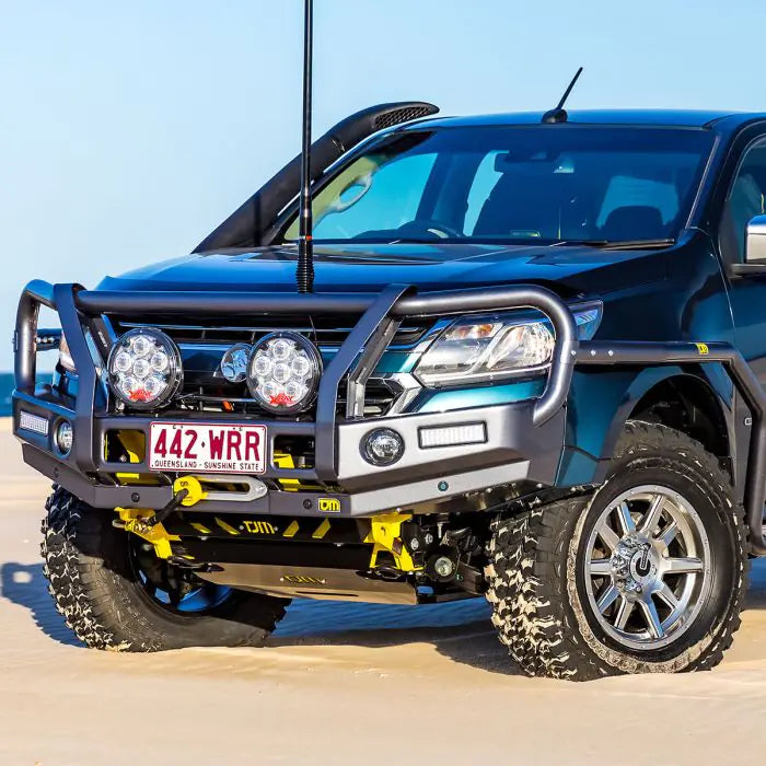 TJM OUTBACK BULL BAR BLACK STEEL FOR HOLDEN COLORADO RG/ HOLDEN TRAILBLAZER RG 07/16-06/20 WAGON (IN STORE PICK-UP ONLY)