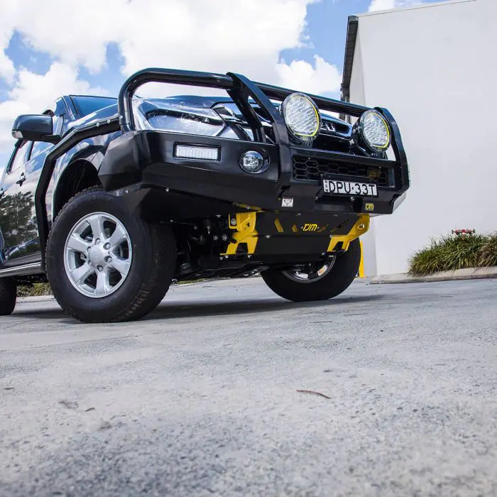 TJM OUTBACK BULL BAR BLACK STEEL FOR ISUZU D-MAX TF 02/17-07/20 (IN STORE PICK-UP ONLY)
