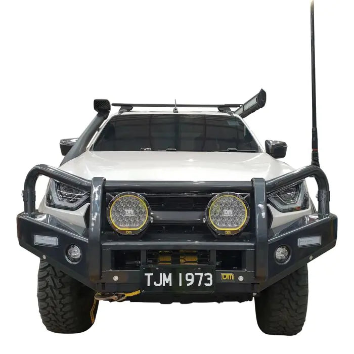 TJM OUTBACK BULL BAR BLACK STEEL FOR ISUZU D-MAX RG 08/20-04/24 (IN STORE PICK-UP ONLY)