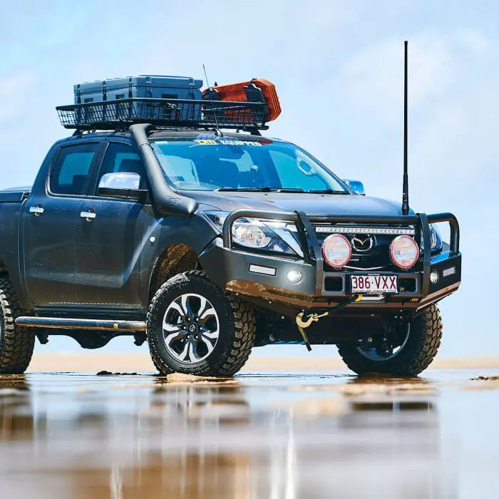 TJM OUTBACK BULL BAR BLACK STEEL FOR MAZDA BT-50 UP/UR 10/11-07/20 (IN STORE PICK-UP ONLY)