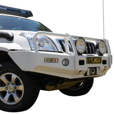 TJM OUTBACK BULL BAR BLACK STEEL FOR  TOYOTA PRADO 120 SERIES (IN STORE PICK-UP ONLY)