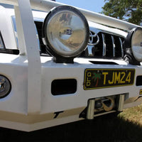 TJM OUTBACK BULL BAR BLACK STEEL FOR TOYOTA PRADO 120 SERIES (IN STORE PICK-UP ONLY)