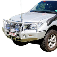 TJM OUTBACK BULL BAR BLACK STEEL FOR NISSAN NAVARA D40 02/10-05/15 SPANISH BUILT & NISSAN PATHFINDER R51 03/10-09/13 (IN STORE PICK-UP ONLY)