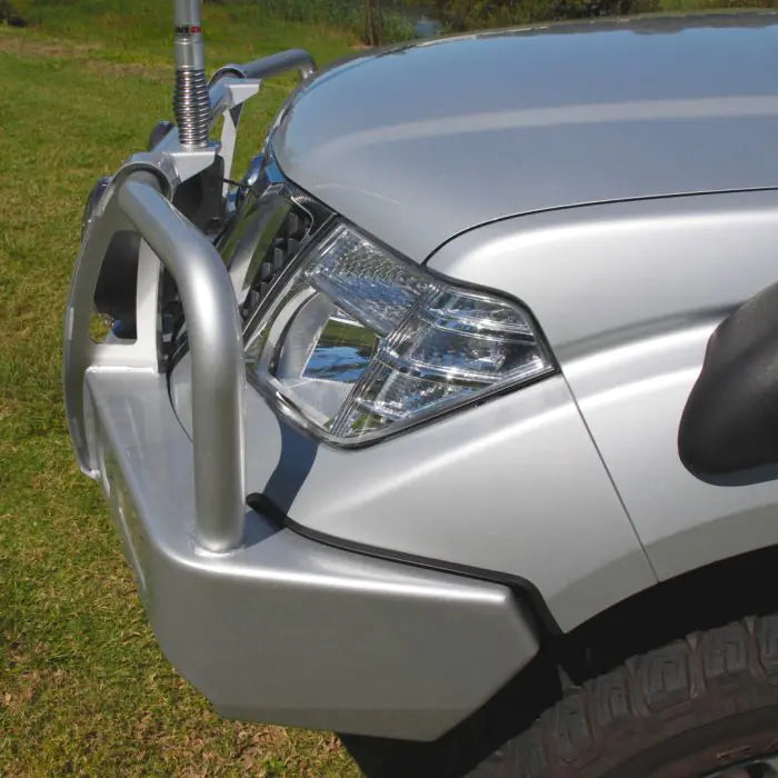 TJM OUTBACK BULL BAR BLACK STEEL FOR NISSAN NAVARA D40 02/10-05/15 SPANISH BUILT & NISSAN PATHFINDER R51 03/10-09/13 (IN STORE PICK-UP ONLY)