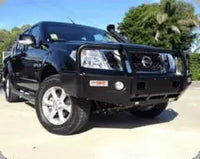 TJM OUTBACK BULL BAR BLACK STEEL FOR NISSAN NAVARA D40 02/10-05/15 SPANISH BUILT & NISSAN PATHFINDER R51 03/10-09/13 (IN STORE PICK-UP ONLY)