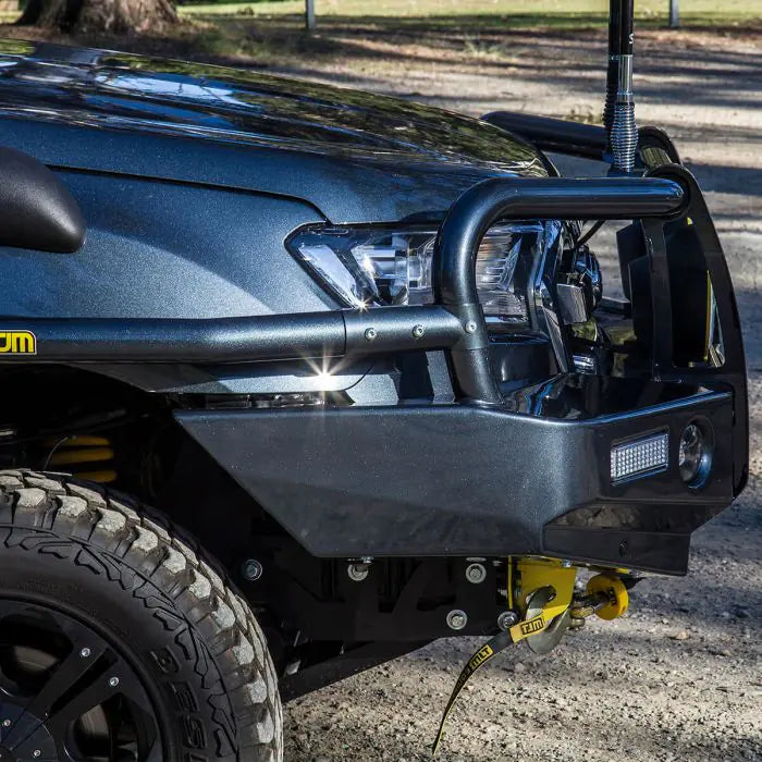 TJM OUTBACK BULL BAR BLACK STEEL FOR FORD EVEREST UA 06/15-06/18/ FORD RANGER PXII 06/15-07/18  (IN STORE PICK-UP ONLY)