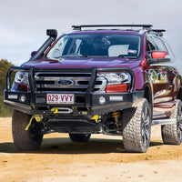 TJM OUTBACK BULL BAR BLACK STEEL FOR FORD EVEREST UA 06/15-06/18/ FORD RANGER PXII 06/15-07/18 (IN STORE PICK-UP ONLY)