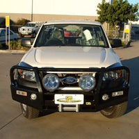 TJM OUTBACK BULL BAR BLACK STEEL FOR FORD RANGER PK 04/09-08/11 (IN STORE PICK-UP ONLY)