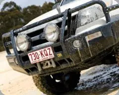 TJM OUTBACK BULL BAR BLACK STEEL FOR FORD RANGER PK 04/09-08/11 (IN STORE PICK-UP ONLY)
