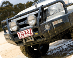 TJM OUTBACK BULL BAR BLACK STEEL FOR FORD RANGER PK 04/09-08/11 (IN STORE PICK-UP ONLY)