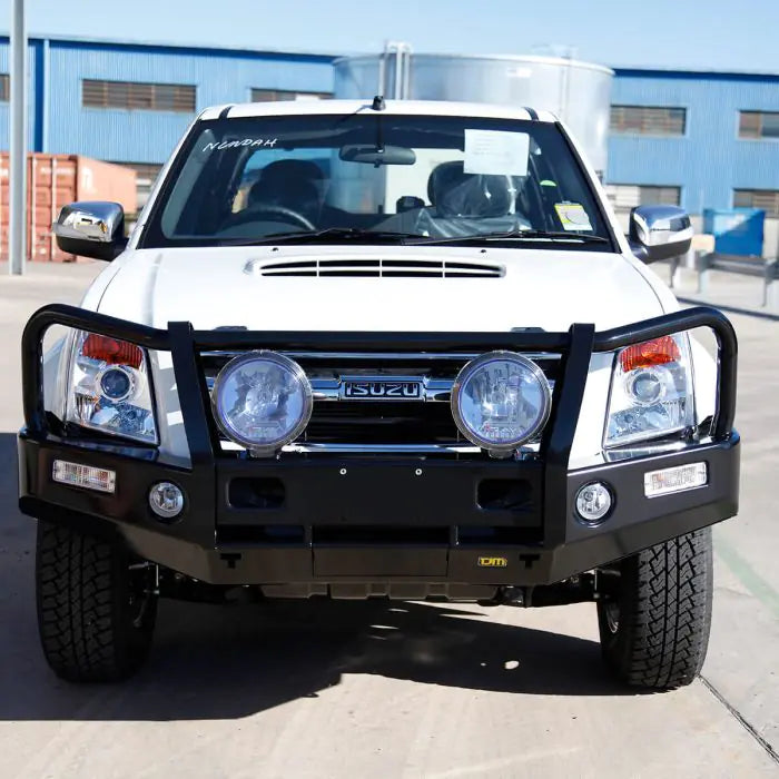 TJM OUTBACK BULL BAR BLACK STEEL FOR  ISUZU D-MAX /  HOLDEN RODEO (IN STORE PICK-UP ONLY)