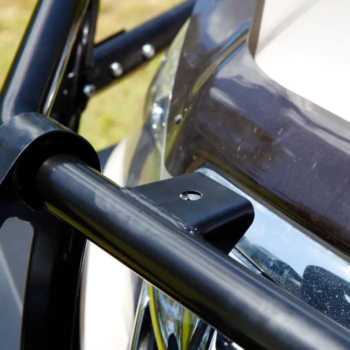 TJM OUTBACK BULL BAR BLACK STEEL FOR ISUZU D-MAX TF (IN STORE PICK-UP ONLY)