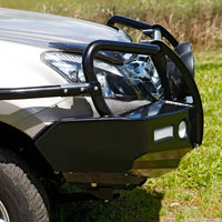 TJM OUTBACK BULL BAR BLACK STEEL FOR ISUZU D-MAX TF (IN STORE PICK-UP ONLY)