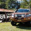 TJM OUTBACK BULL BAR BLACK STEEL FOR ISUZU MU-X RF (IN STORE PICK-UP ONLY)