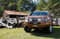 TJM OUTBACK BULL BAR BLACK STEEL FOR ISUZU MU-X RF (IN STORE PICK-UP ONLY)