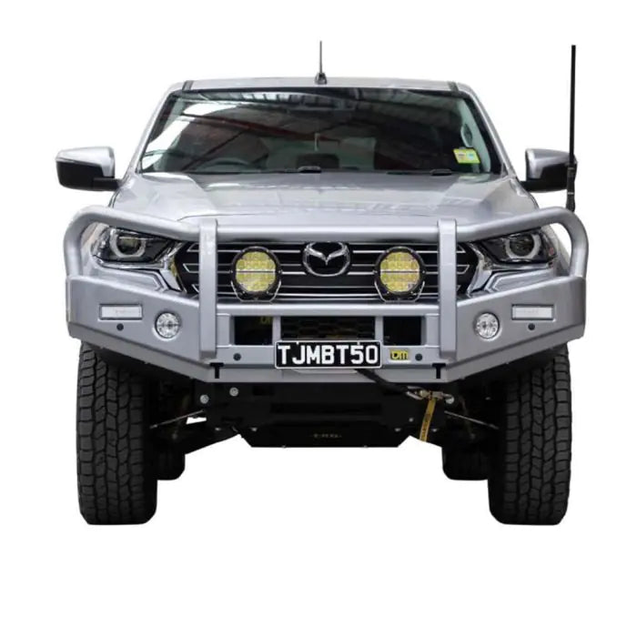 TJM OUTBACK BULL BAR BLACK STEEL FOR MAZDA BT-50 TF 08/20-ON (IN STORE PICK-UP ONLY)